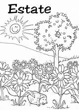 Stagioni Midisegni Copertina Copertine Temps Autunno sketch template