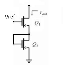 simple nmos transistor circuit output impedance electrical engineering stack exchange