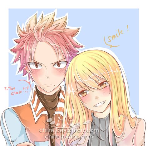 Nalu Fanart Smile By Chiire On Deviantart