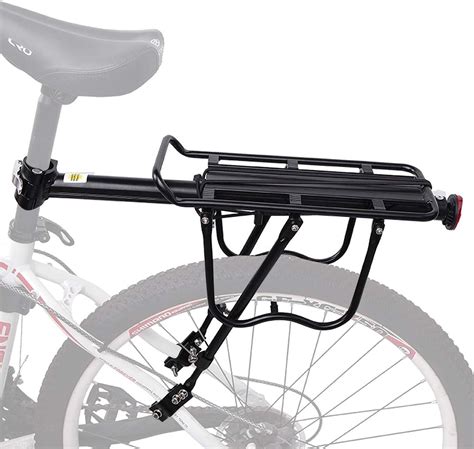 xpork alloy bike cargo racks bicycle rear pannier rack mountain carrier rear rack seat load kg