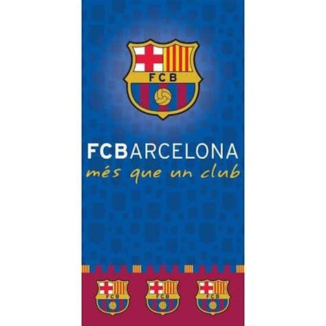 fc barcelona handdoek logo charactersmanianl