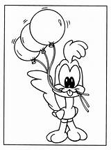 Coloring Pages Looney Da Tunes Runner Road Colorare Disegni Salvato Babies sketch template
