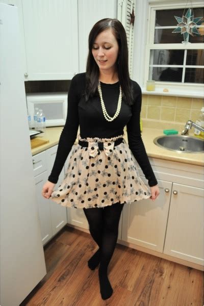 black forever 21 tops cream modcloth skirts black