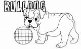 Coloring Bulldog Pages Dog Cute American Drawing French Boxer Puppy Bulldogs Color Dogs Puppies English Breed Printable Sheets Colouring Print sketch template