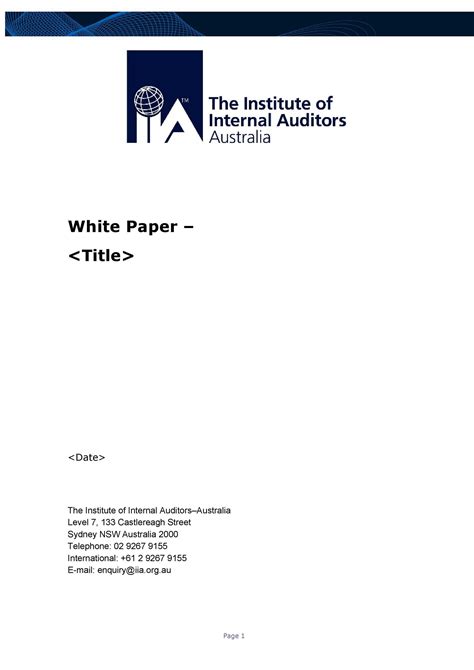 white paper format templates