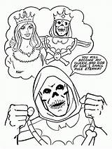 Coloring Ra She Pages Man He Skeletor Popular sketch template