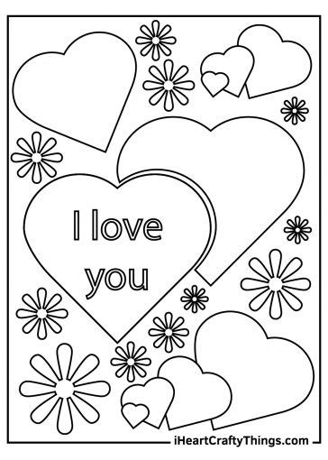 love  coloring pages   printables