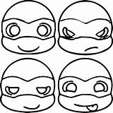 Ninja Coloring Pages Turtle Teenage Mutant Turtles Cute Baby Cartoon Cartoons Wecoloringpage sketch template