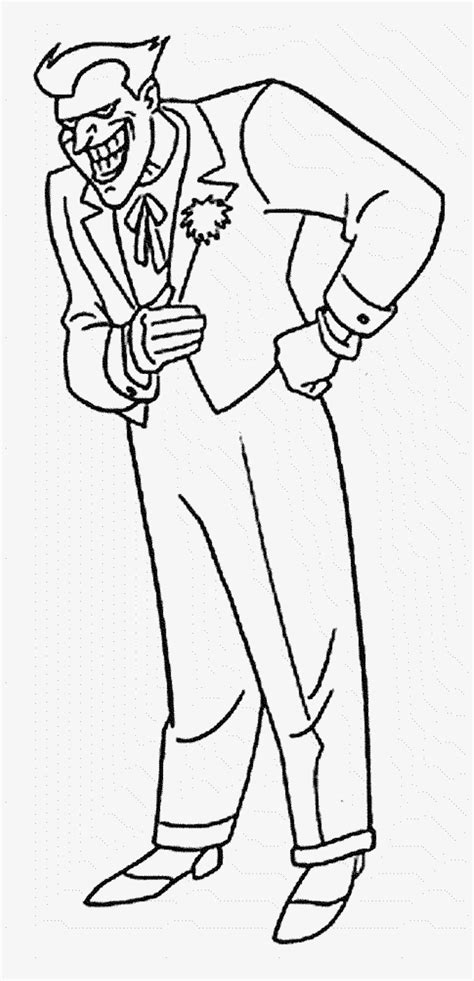 joker coloring page joker  animated series coloring pages png