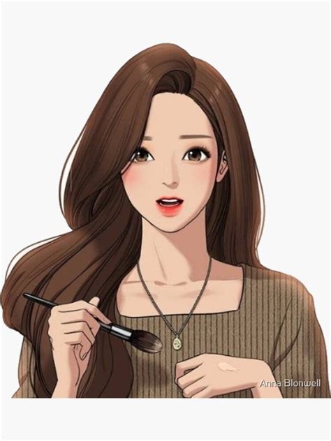 true beauty webtoon cute jugyeong lim sticker  sale