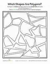 Polygon Polygons Identifying Coloring Designlooter Geometry sketch template