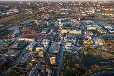 aerial photo york university