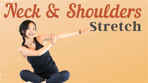 give your neck and shoulders a massage with this 15 min stretching