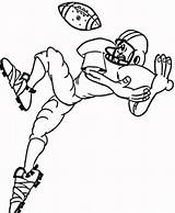 Coloring Pages Football American Print sketch template
