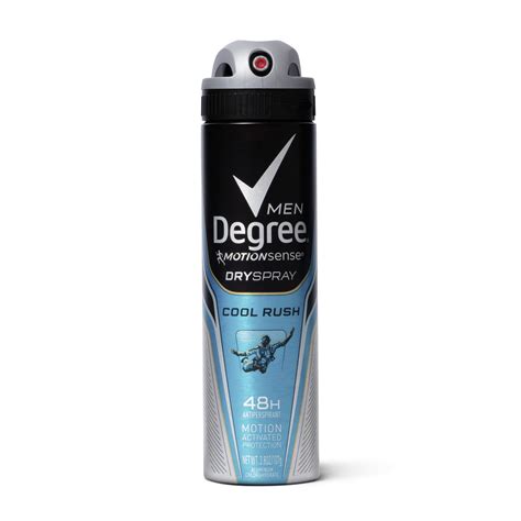 degree men antiperspirant deodorant dry spray cool rush  oz walmartcom walmartcom