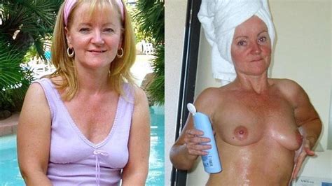 mature wife nude before after porno photo