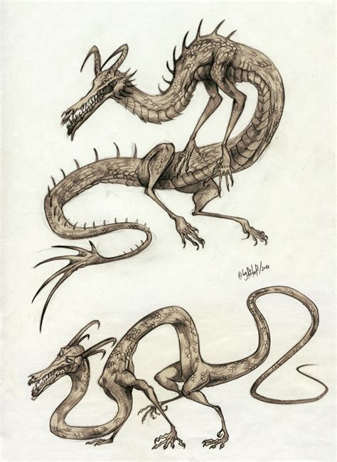 twisted dragons by rasumbrosus on deviantart
