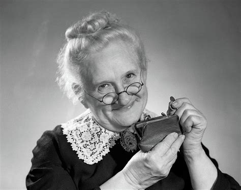 1950s portrait of elderly granny photograph by vintage images fine
