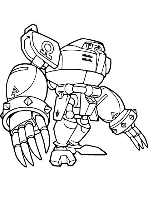 coloring page   omega