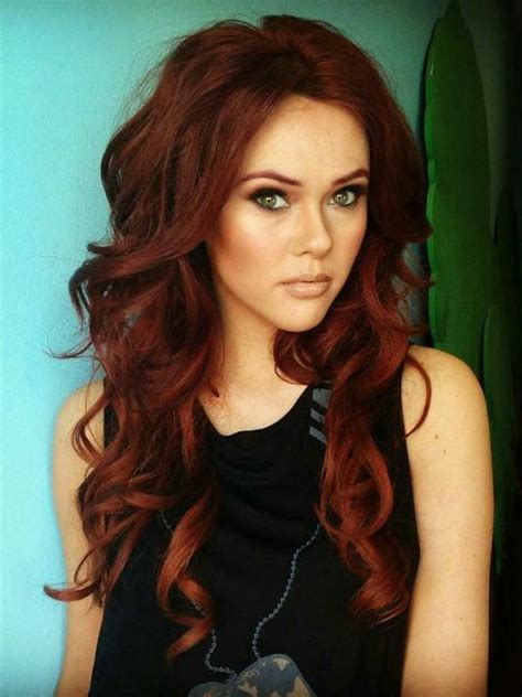 dark red hair color trends  haircuts hairstyles  hair colors