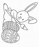 Easter Coloring Pages Bunny Color Website Coloring2print sketch template