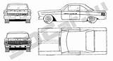 Ford Falcon Blueprints Source sketch template