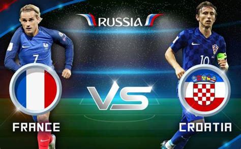 france vs croatia live stream info fifa world cup 2018