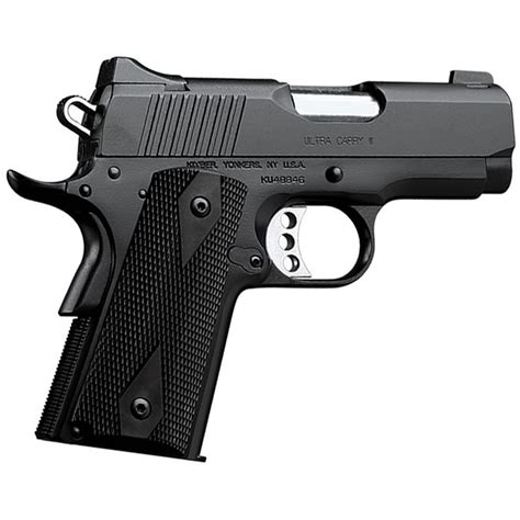kimber ultra carry ii  auto acp  matte black pistol  rounds  stock firearms