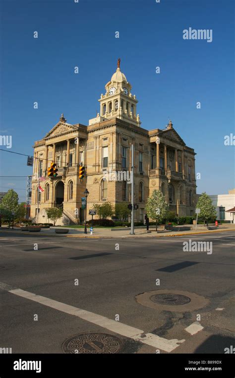 marion county courthouse marion ohio completed  stock photo alamy
