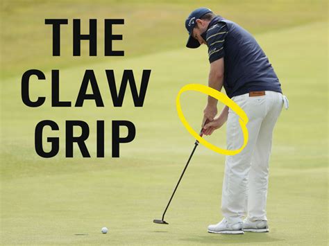 claw grip putting technique analysis golf monthly