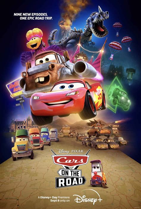 disney  pixars original series cars   road trailer  key art