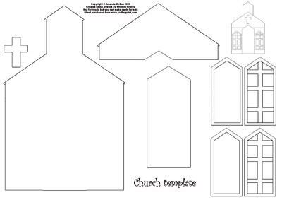 church template cup craftsuprint