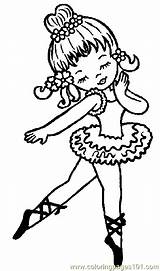 Coloring Pages Dancing Dance Kids Printable Ballerina Colouring Girls Sheets Coloringpages101 sketch template