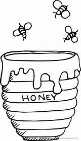 Honey Trinken Pooh Honigtopf Winnie Jar Flying Beehive Bienen Needpix Webstockreview Anzeigen عسل Heilpaedagogik Printablecolouringpages sketch template