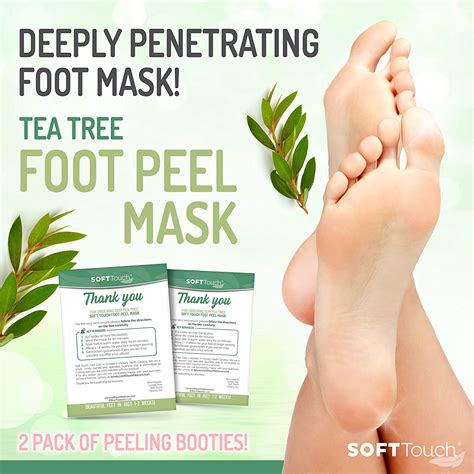 foot peel exfoliating mask and dry cracked feet treatment now with tea