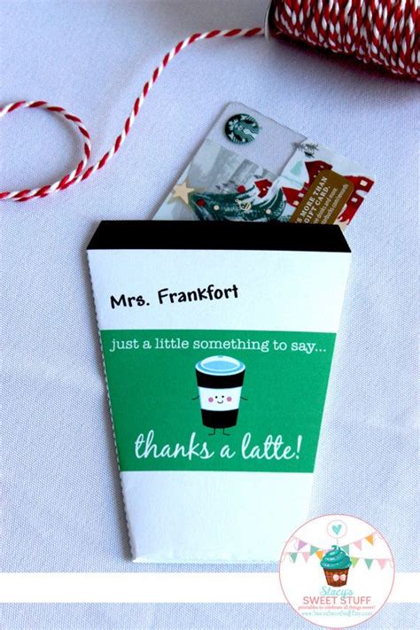 coffee gift card holder   latte diy printable  images