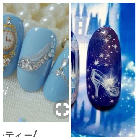 pin  stalinda pickup bracken  cinderella nails nail art designs