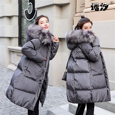 Women S Winter Knee High Cotton Long Style Coat New Mom Thickening