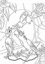 Coloring Pages Rio Birds Book Colouring sketch template