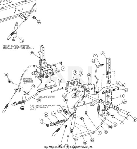 troy bilt arcacq mustang xp   parts diagram  control