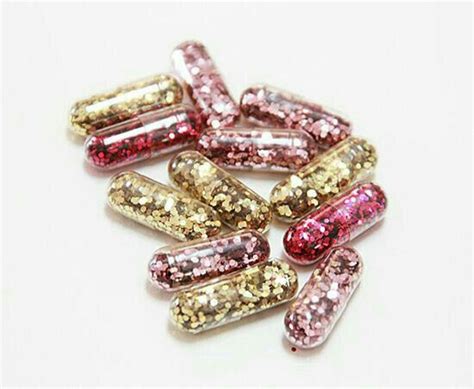 if only those were real glitter pills glitter diy sparkles glitter