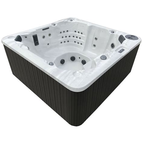 Futuraspas 8 Person 88 Jet Hot Tub With Stainless Jets And Waterfall