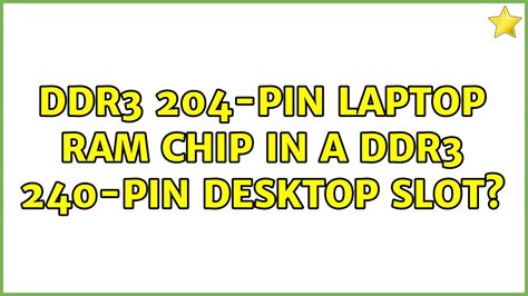 ddr  pin laptop ram chip   ddr  pin desktop slot youtube