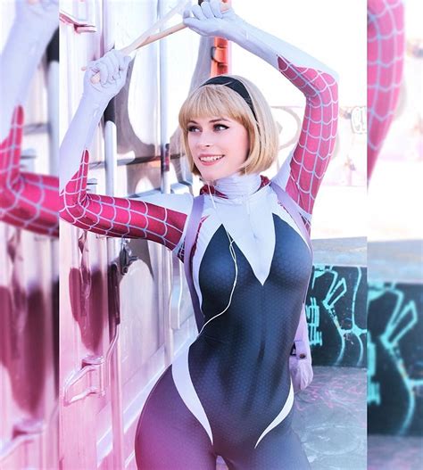 Cosplaylife Gwen Stacy Cosplay Costume Into The Sv Ghost