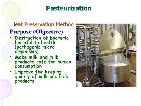 pasteurization definition objectives methods ltlt htst uht milk