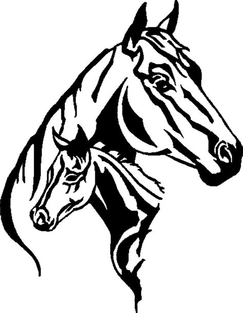 horse silhouette horse head silhouette horse stencil