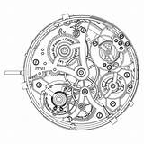 Gears Perregaux Girard Engranajes Repeater Horlogerie Uhrwerk Técnico Mecanico Mouvement Horloger Draw Sihh Via Montre24 Clockwork Quiero Montres Cogs Relojes sketch template