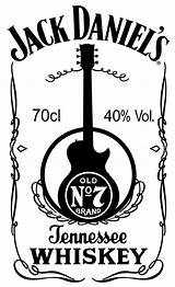 Whiskey Etiquetas Botella Cooler Guitarra Cerveza Chivas Botellas Tekening Jacky Flasche Vorlagen Zeichnungen Stencils Bezoeken Ohmyfiesta Silhouetten Afkomstig sketch template