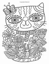 Coloring Pages Adult Book Oobi Cat Noggin Cats Cute Kittens Books Posh Template Amazon sketch template
