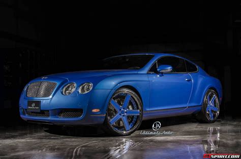 Azure Blue Bentley Continental Gt By Ultimate Auto Gtspirit